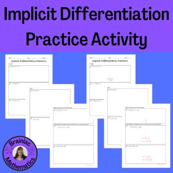 Image result for Implicit Differentiation Practice Problems