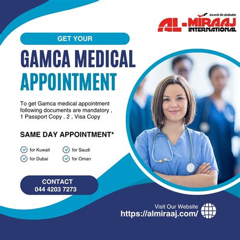 Gamca Medical Appointment - Visa Stamping - Attestation Services ...