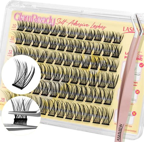 Amazon.com: BIGOLY Glue-Free False Eyelashes Glue-Free Self-Adhesive ...