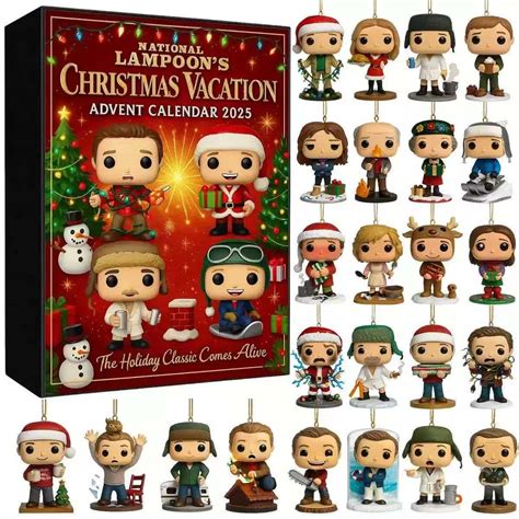 National Lampoon’s Christmas Vacation Advent Calendar – 24 Acrylic Mini ...