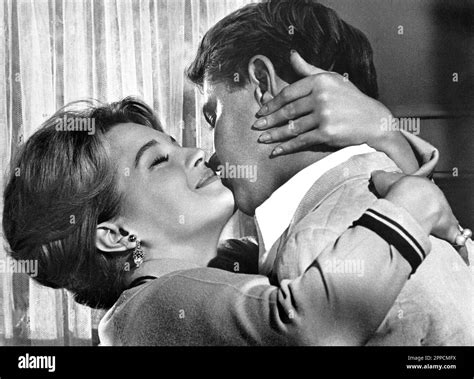 Angie Dickinson, Troy Donahue, on-set of the Film, "Rome Adventure ...