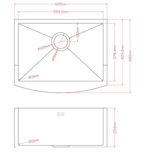 Brushed copper farmhouse sink - Ms Wila Kitchens & Bathrooms