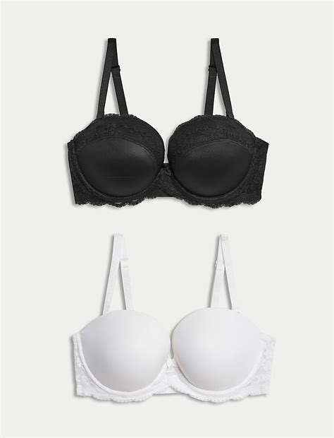 Buy 2pk Wired Multiway Push Up Bras A-E at Marks & Spencer