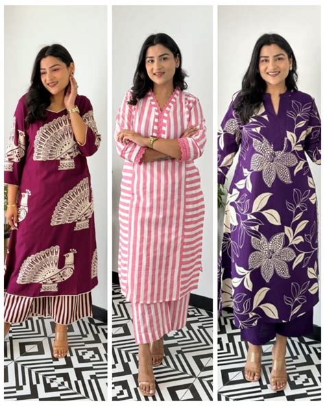 Special Combo Pack – 3 Designer Kurtis for Women – AURA ETHNIC FASHION