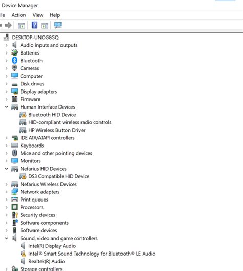 Bluetooth HID Device Code 10 的图像结果