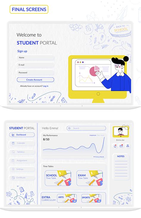 Image result for GUI Design Examples Student Portal Using Java