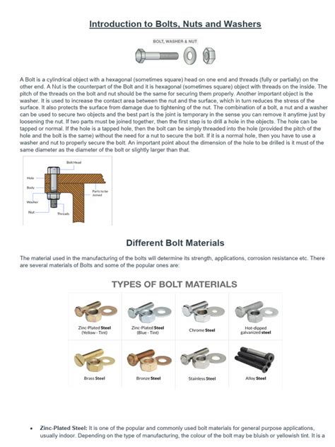 Image result for Fasteners Chart Guide