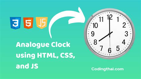 Image result for Create a 3D Analogue Clock JavaScript