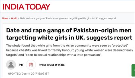Britain of Rapist Muslims, Docile White Men; Hesitant Police and ...