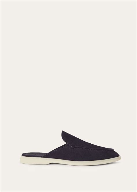 Loro Piana Babouche Walk Loafer Navy Blue – Kicks Machine