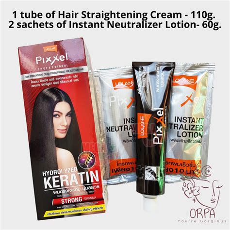 LOLANE PIXXEL PROFESSIONAL HAIR STRAIGHTENING CREAM - 230gram - Orpa