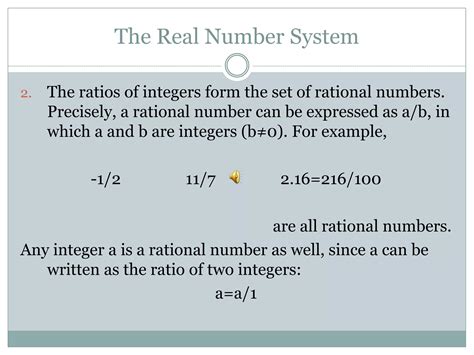 Ratio Of Integers