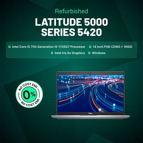 Buy Refurbished and Second Hand Latitude 5000 Series 5420 (Intel Core ...