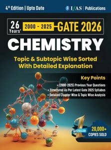GATE Chemistry PYQ Book - Previous Year Solved Papers - 2026 | Topic ...