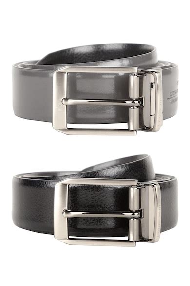 Buy Men Black Solid Leather Formal Belt Online - 357597 | Louis Philippe