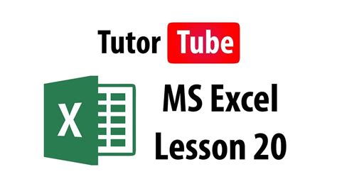YouTube MS Excel Tutorial 的图像结果