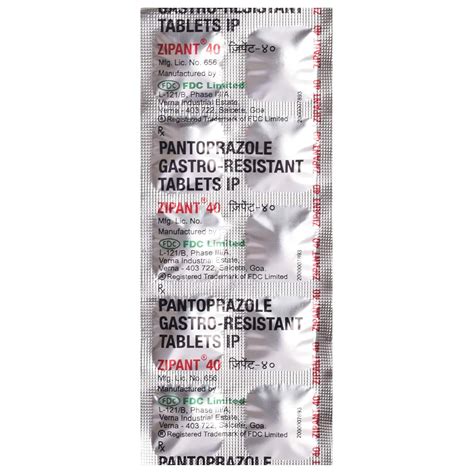 Zipant 40 - Strip of 10 Tablets : Amazon.in: Health & Personal Care