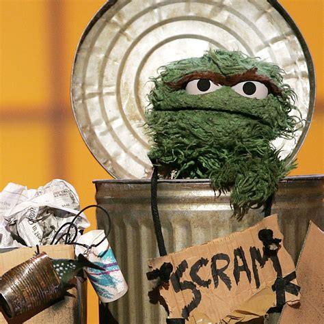 Oscar The Grouch Trash Can Clip Art