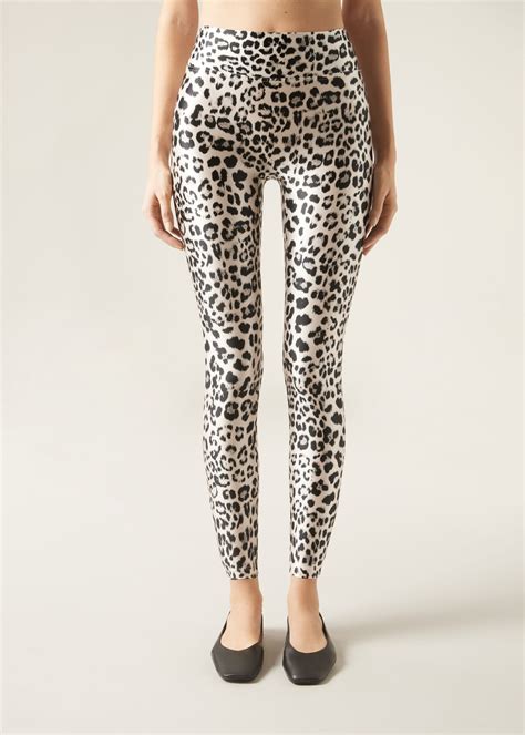 Animal Print Silky Touch Leggings - Calzedonia