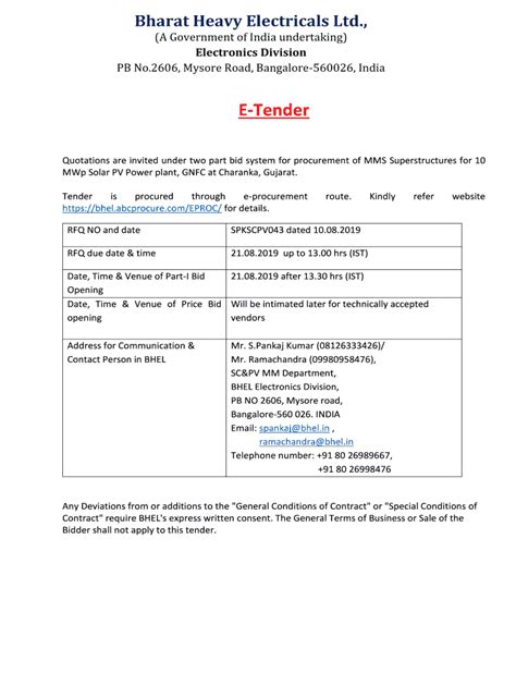 Fillable Online Quotations are invited under two part bid system for ...