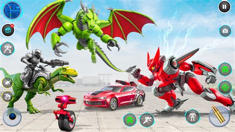 Flying Dragon Robot Mech War: Open World Robot Fighting Arena: Robot ...