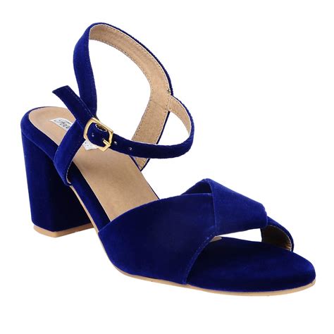 Buy Feel it Blue Block Heels for Women's 2311-BLUE-36 Fashion Sandal at ...