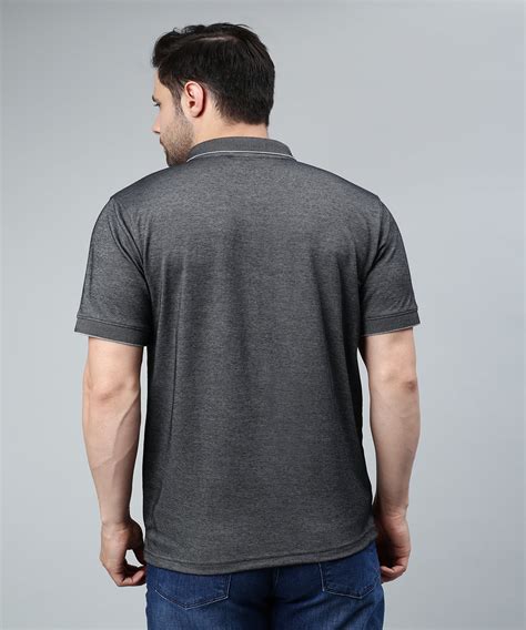 Men's Regular Fit Polo Neck Half Sleeve Solid Casual T-Shirt – Exilion