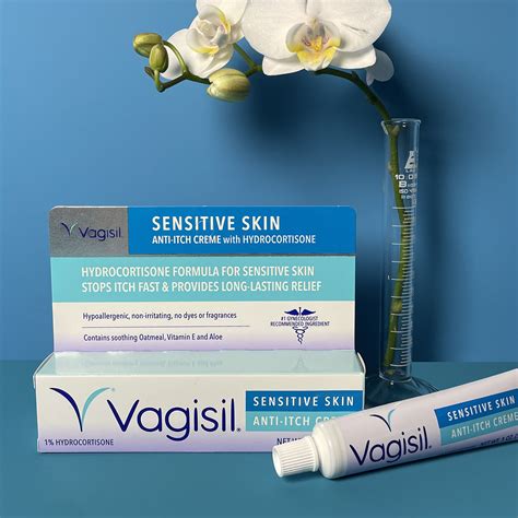 Sensitive Vaginal Itch Cream with Hydrocortisone - Vagisil