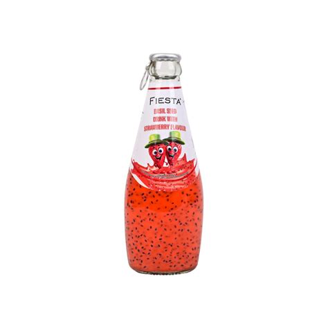 Fiesta Basil Seed Drink with Strawberry flavour | Bahety Overseas ...