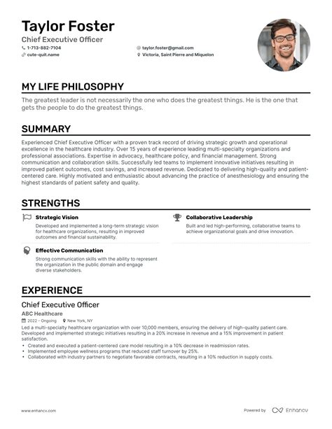 3 Successful Chief Executive Officer Resume Examples And Writing Tips for 2024