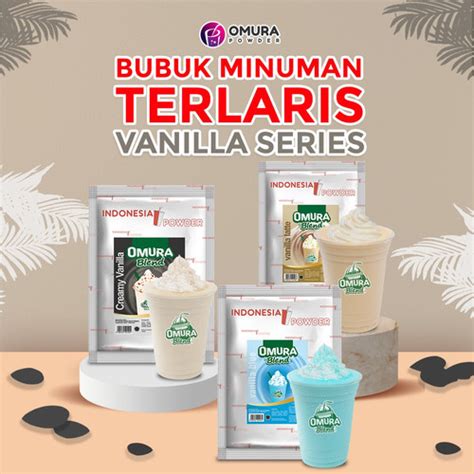Promo VANILLA SERIES- Bubuk Minuman Rasa Vanila 1 KG 500 Gr Omura Blend ...