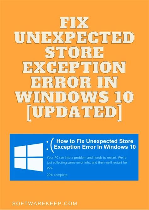 Rezultat imagine pentru Windows.com Stopcode Unexpected Store Exception