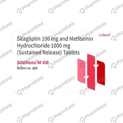 Sitahenz M Od Strip Of 10 Tablets: Uses, Side Effects, Price & Dosage ...
