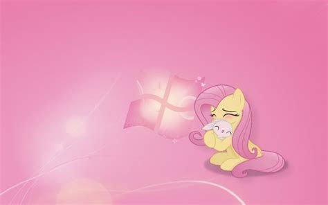 fluttershy windows wallpaper pc laptop mlp pink | Baggrunde, Baggrund, Lol