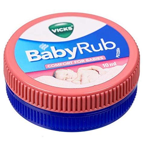 Vicks BabyRub Soothing Vapour Ointment for Babies (10ml) : Amazon.in ...