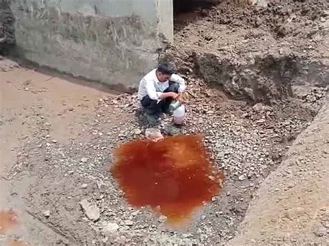 The system took water samples as the locals listened | રેલવેના ખોદકામ ...