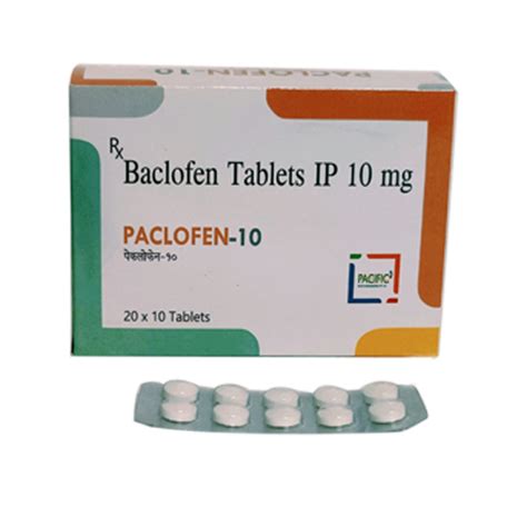 Baclofen Tablets 10mg Le Tyche Pharmaceuticals Pvt. Ltd.