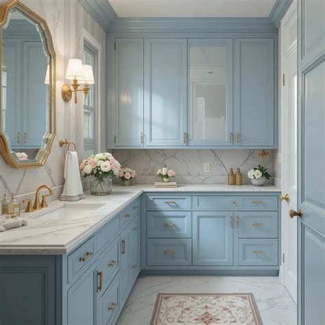 Next Idea Decor - 25+ Astonishing Light Blue Bathroom Cabinets To ...