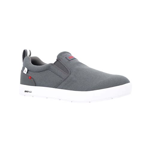 Xtratuf Men's Eco 2.0 Sharkbyte Grey Slip On Deck Shoe XSB2101