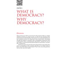 NCERT Textbook: What is Democracy? Why Democracy? - Indian Polity for ...
