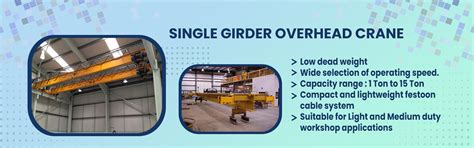 Single Girder Overhead Crane: Exporter | Manufacturer