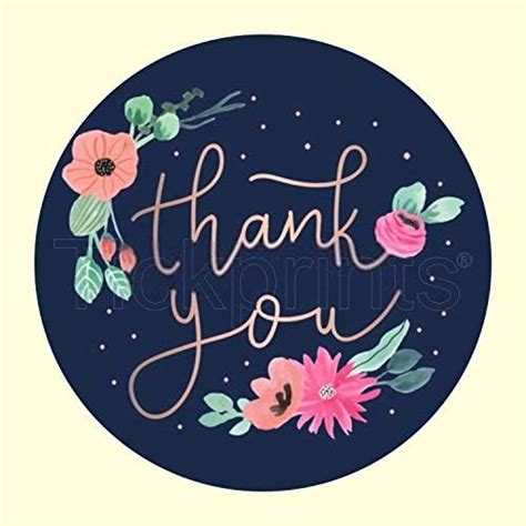 Edulearnable Self Adhesive Josco Printers Thank You Stickers Round 2 ...