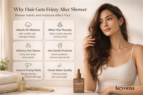 Why Is My Hair Frizzy After Showering Causes and Fixes - Keyoma