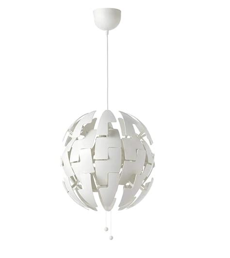 Buy Ikea E27 13-Watts Antique Style Round White Pendant Lamp-Plastic(Dc ...