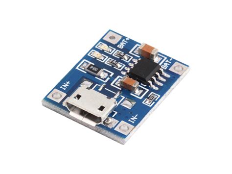 Image result for TP4056 Lithium Cell Charger Module with Battery Protection