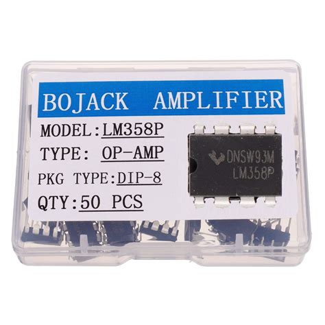Buy BOJACK LM358P Operational Amplifier IC LM358N LM358 DIP-8 Dual ...