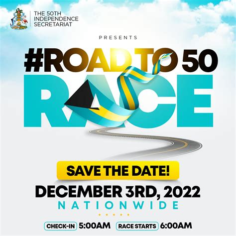 Road to 50 Fun Run Walk - 5K New Providence | Celebrate Bahamas