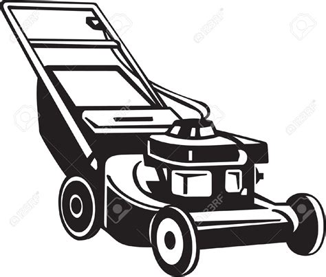 black and white lawn mower clipart 20 free Cliparts | Download images ...