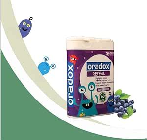 Oradox Reveal Plaque Disclosing Tablets: Visualize & Improve Oral ...