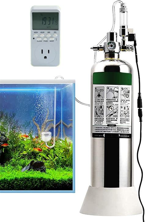 JIAWANSHUN Aquarium CO2 Generator System Carbon Dioxide Reactor Kit ...
